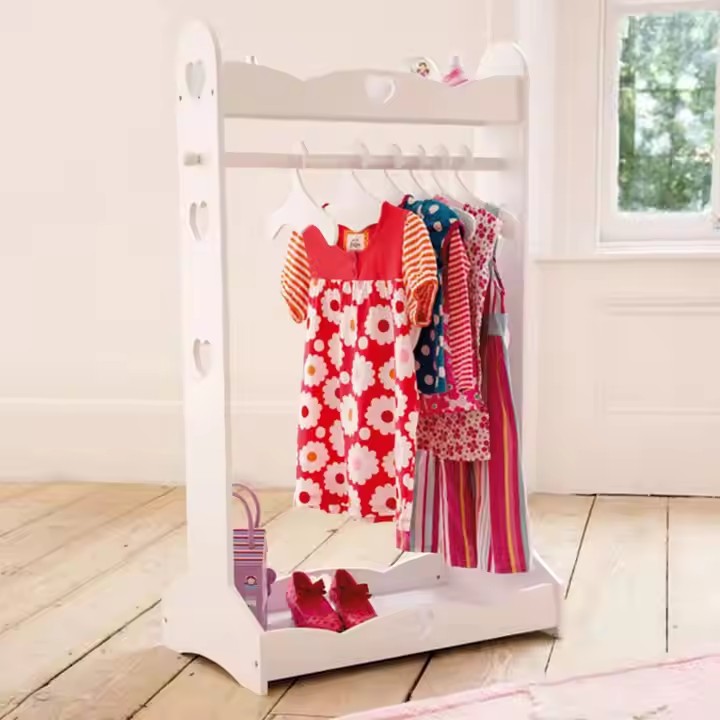 Wooden Kids Coat Rack